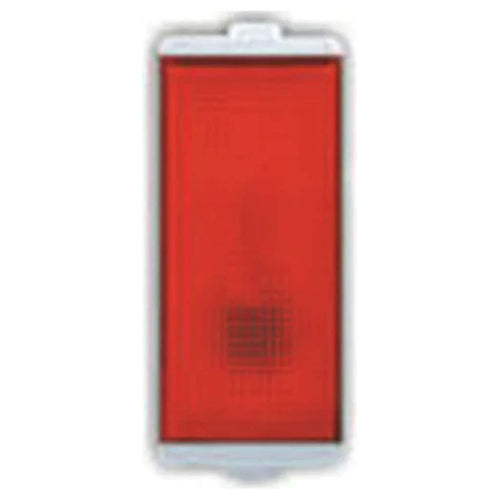 Lisha Red Indicator With LED 1Module White 7021