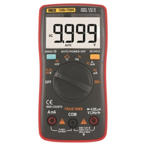 Meco Digital Multimeter Auto Ranging 126B+TRMS