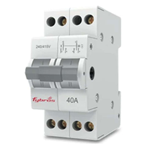 Fybros ARMOR Mini Changeover Switch Double Pole 25A – 63A