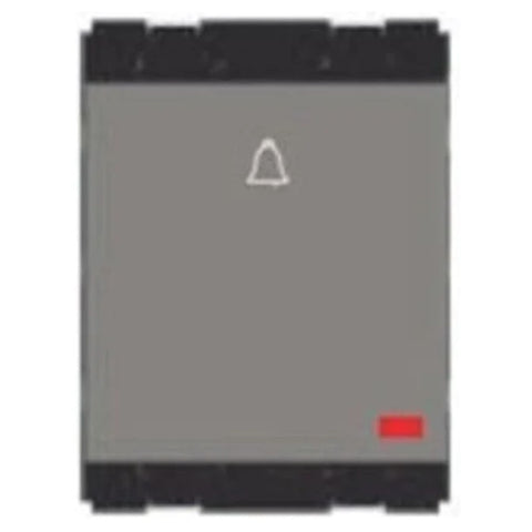 Norisys Cube Series Palm Bell Switch With Indicator 2 Module C5341 .02