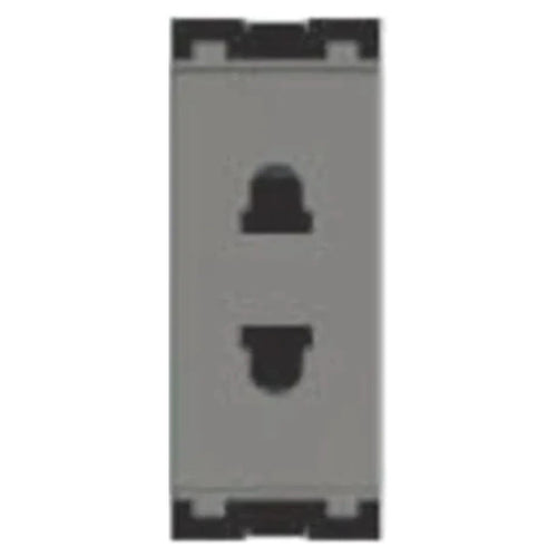 Norisys Cube Series 2 Pin Socket 6A 1Module C5010 .02