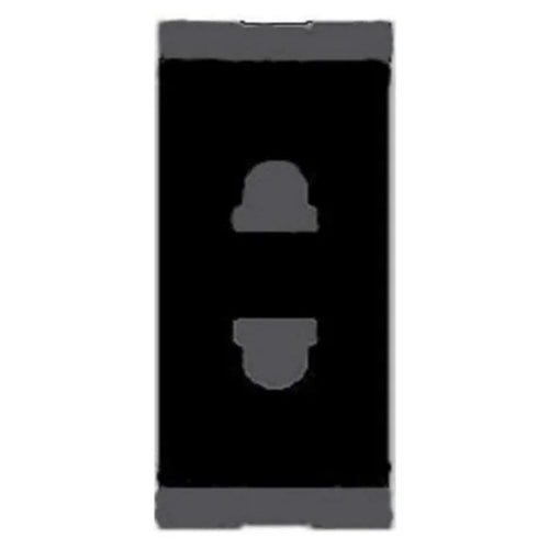 Norisys Cube Series 2 Pin Socket (Round & Flat) 6A 2Module C5010 .17