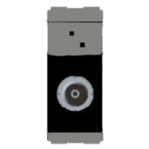 Norisys Cube Series Coaxial TV Socket 1 Module C5797 .17