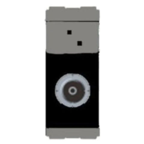 Norisys Cube Series Coaxial TV Socket 1 Module C5797 .17