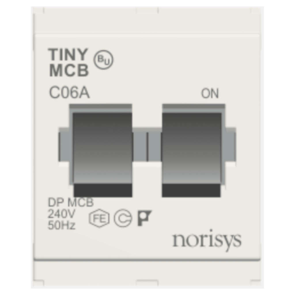 Norisys Cube Series Tiny MCB Double Pole