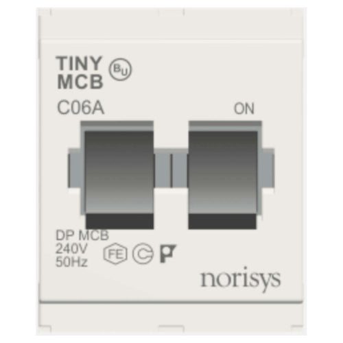 Norisys Cube Series Tiny MCB Double Pole