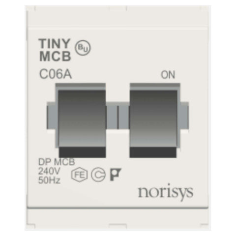 Norisys Cube Series Tiny MCB Double Pole