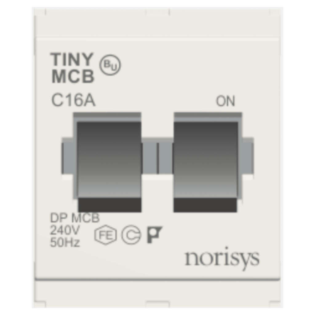 Norisys Cube Series Tiny MCB Double Pole