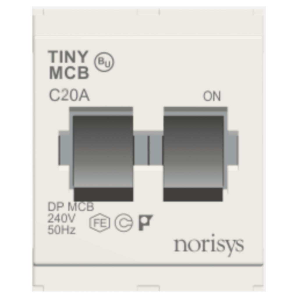 Norisys Cube Series Tiny MCB Double Pole