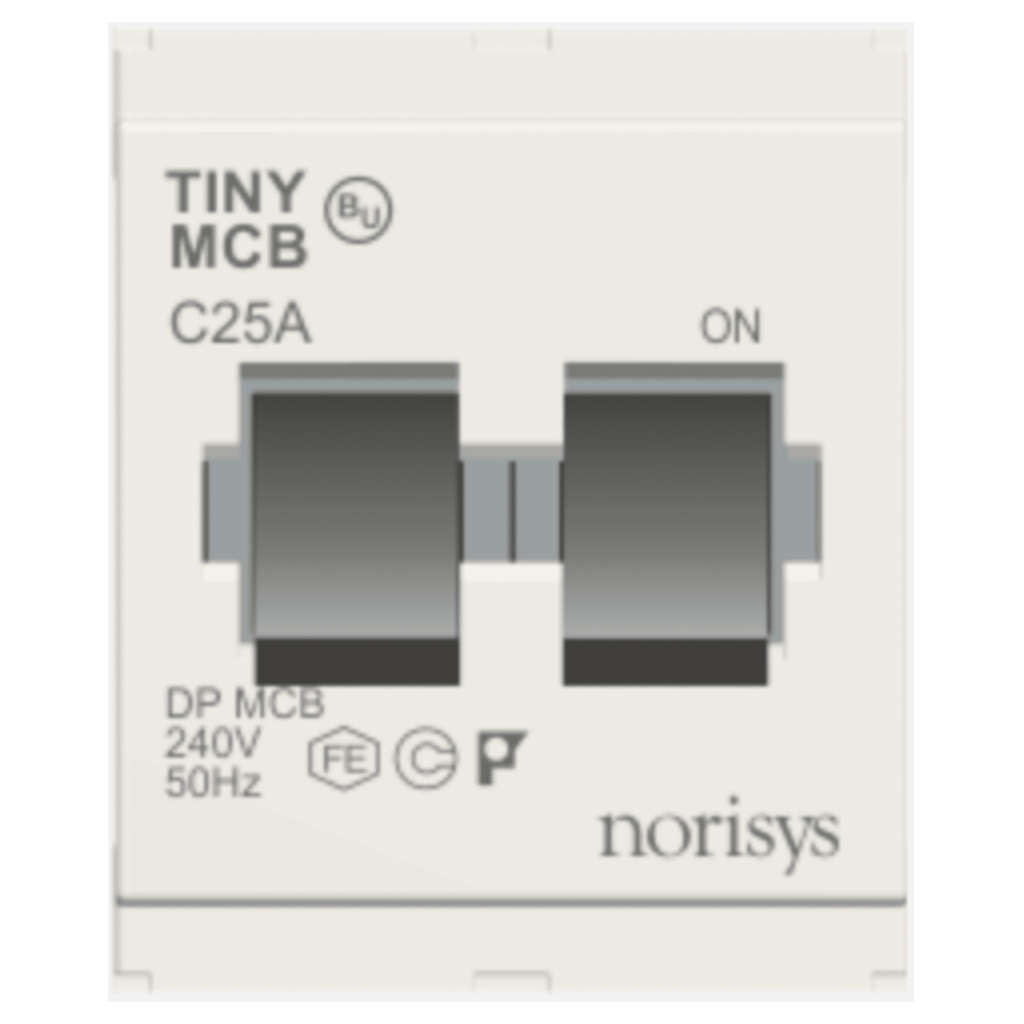 Norisys Cube Series Tiny MCB Double Pole
