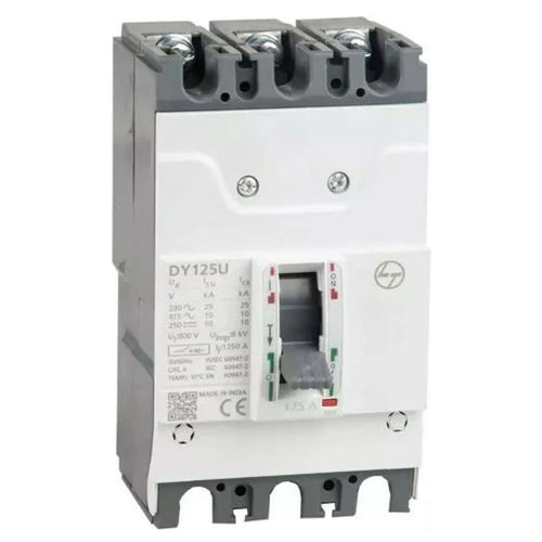 L&T [ Lauritz Knudsen ] DY125U MCCB Three Pole 16A-125A