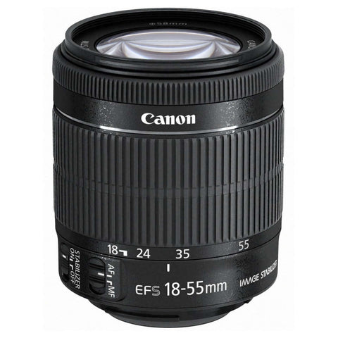 Canon 18-55mm DSLR Standard Lenses EF-S18-55mm f/3.5-5.6 IS STM