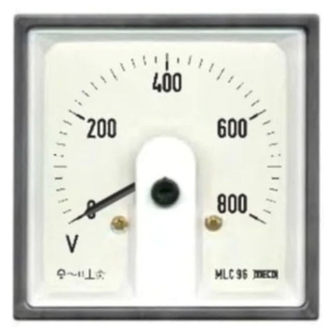 Meco 240 degree Deflection Analog panel Meter MLC 96