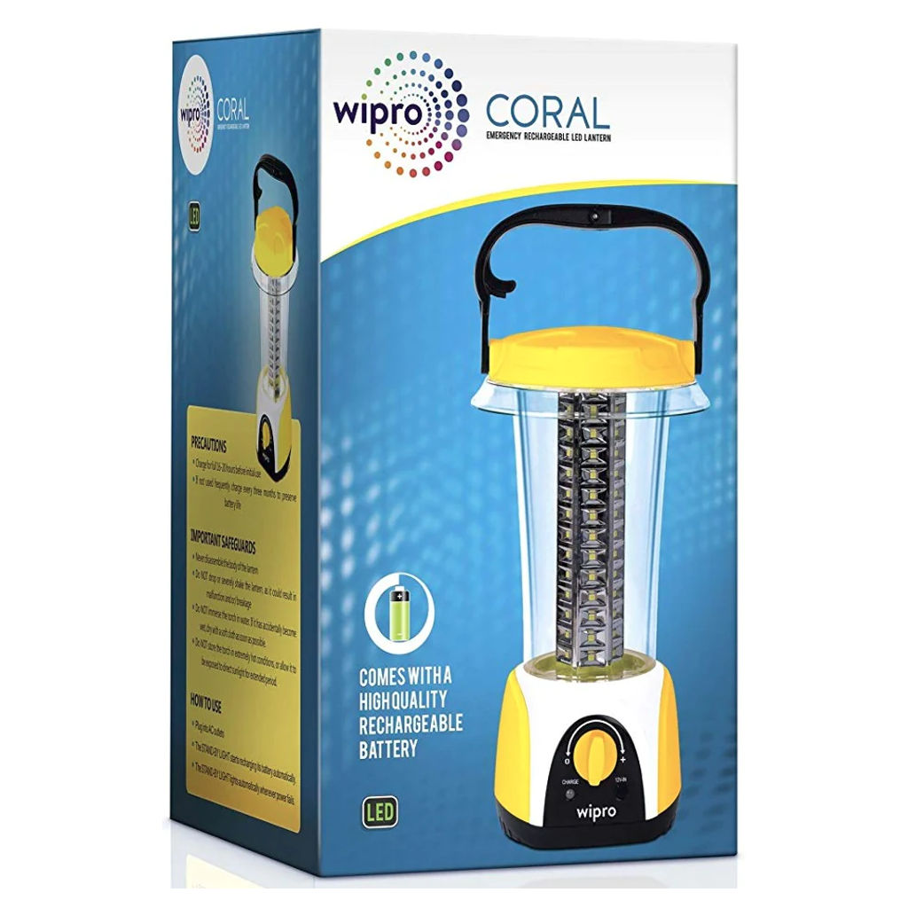 Wipro Coral Rechargeable Emergency Light (White) E10004