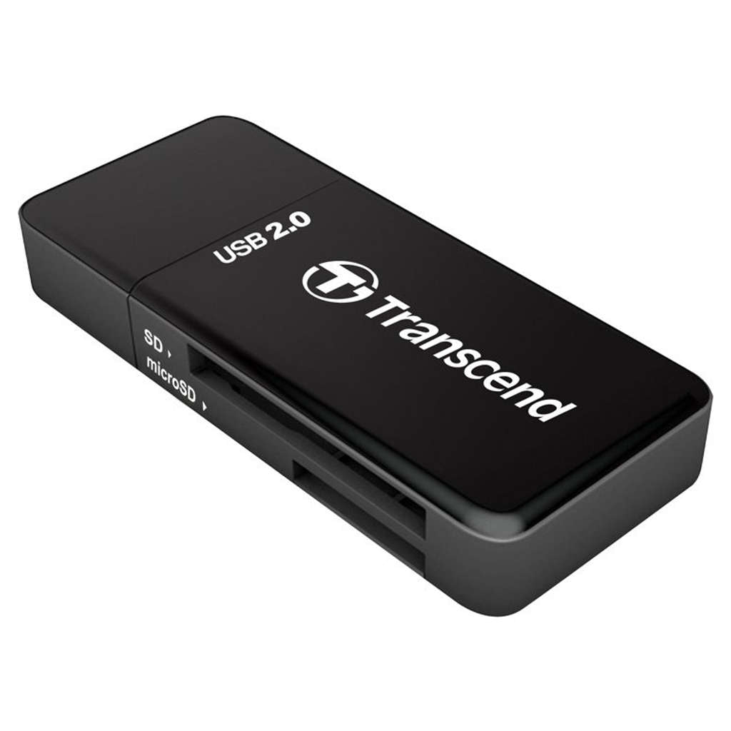 Transcend USB Card Reader Black RDP5