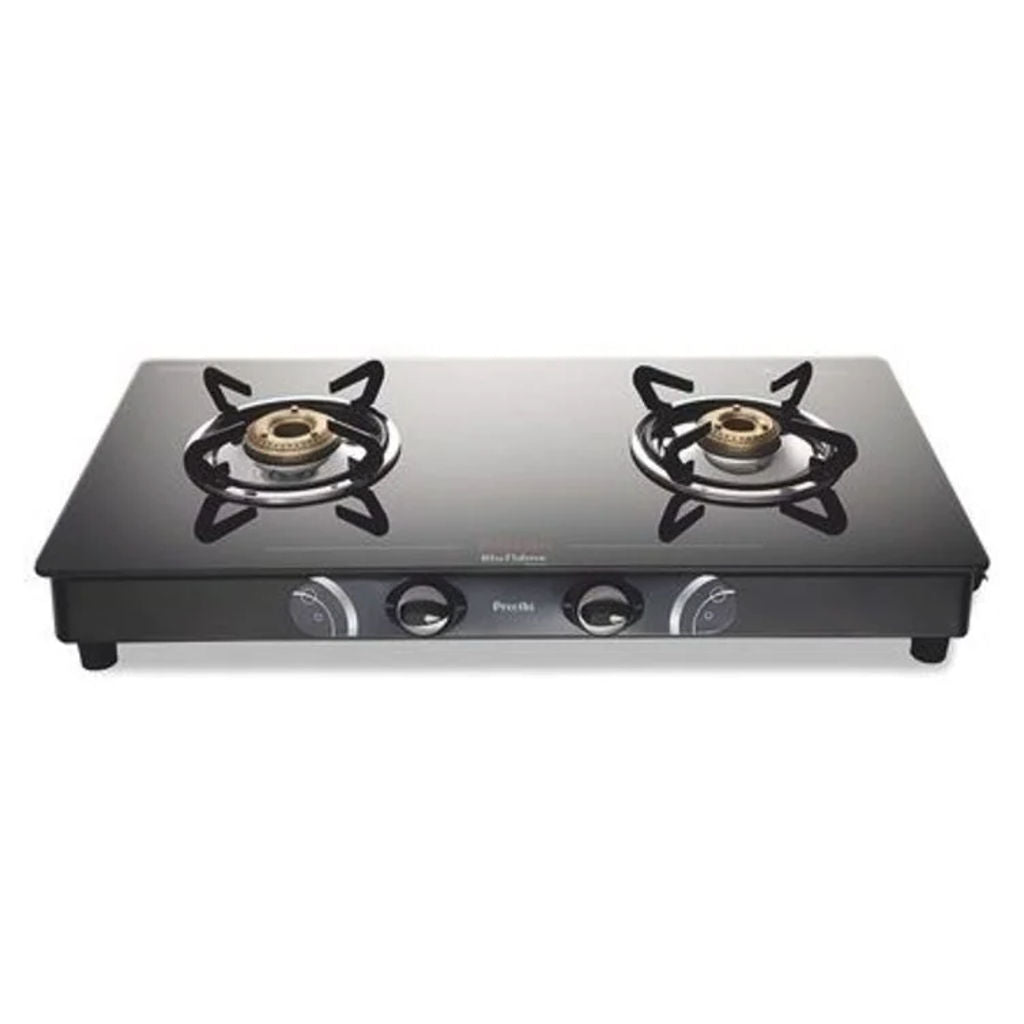 Buy Preethi Gleam 2 Burner Glass Top Gas Stove GTS 102 Online at Bestomart