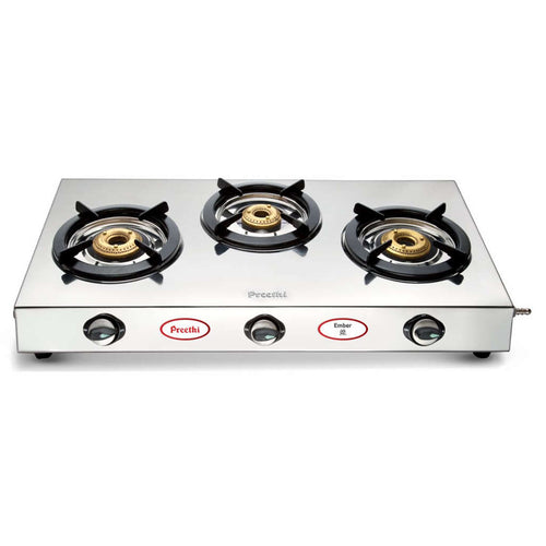 Preethi Ember 3 Burner Gas Stove