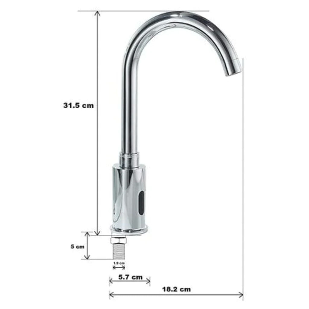 Dolphy Automatic Sensor Tap Silver DAST0005