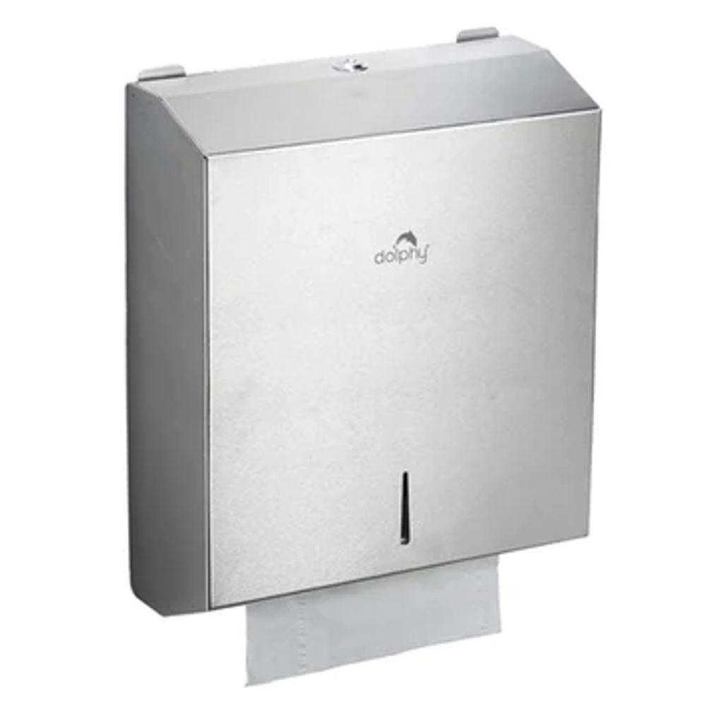 Dolphy Multifold Stainless Steel Towel Paper Dispenser DPDR0028
