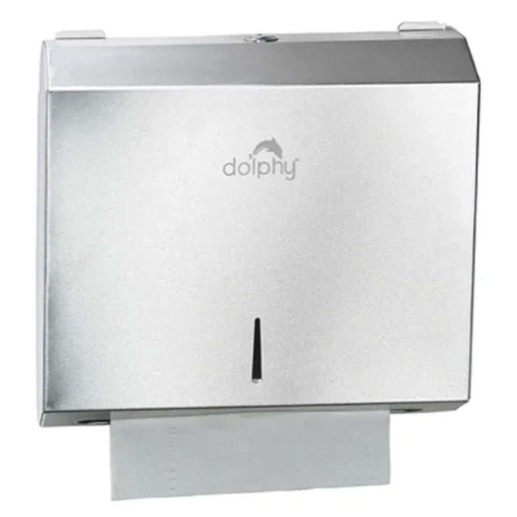Dolphy 304 Stainless Steel Multifold Towel Paper Dispenser DPDR0027