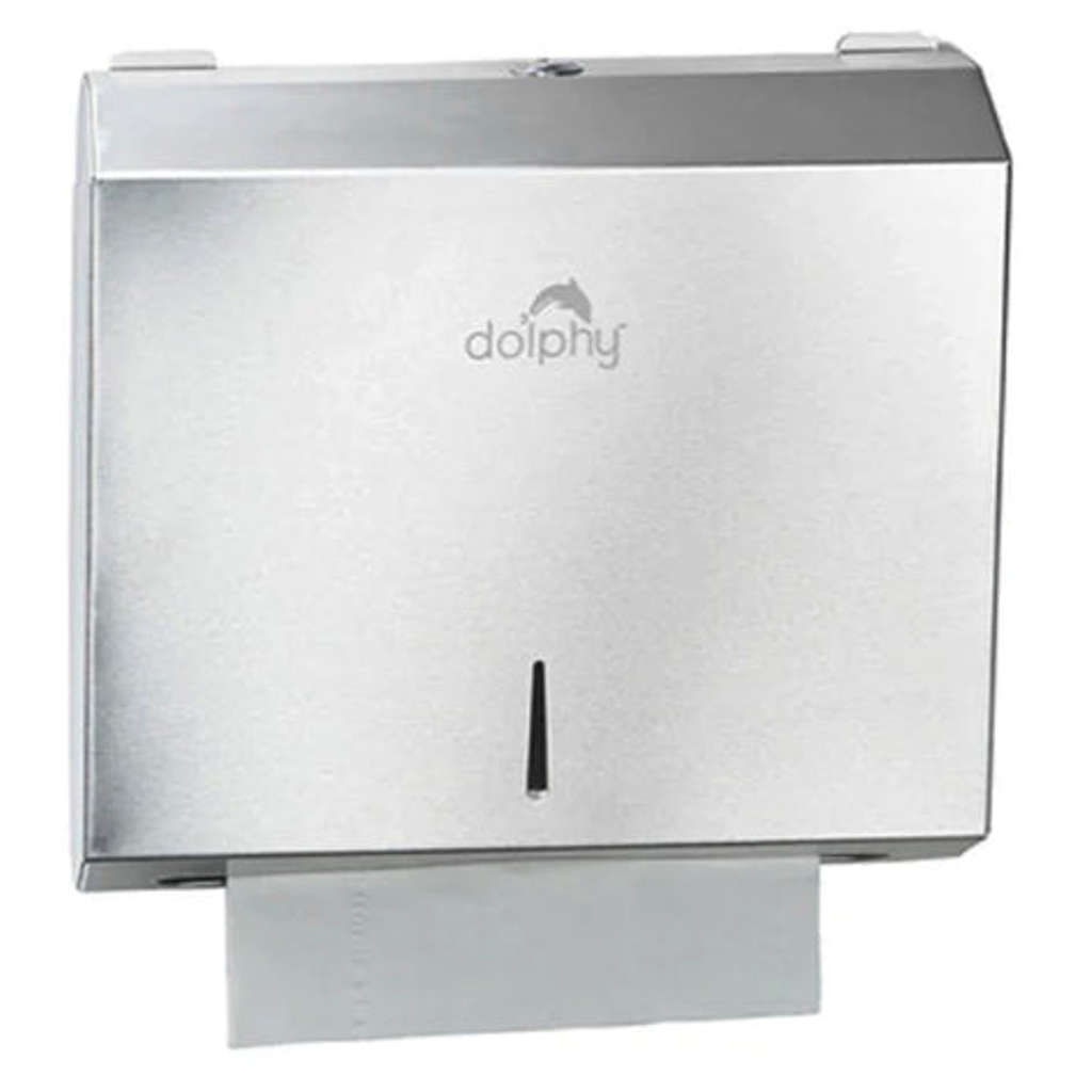 Dolphy Stainless Steel Multifold Towel Paper Dispenser DPDR0007