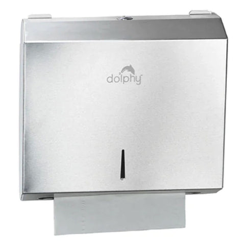 Dolphy Stainless Steel Multifold Towel Paper Dispenser DPDR0007