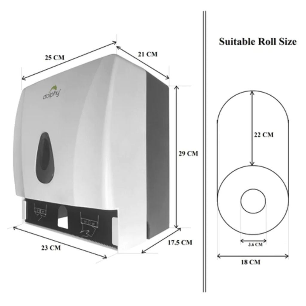 Dolphy HRT Paper Roll Dispenser Manual DPDR0019