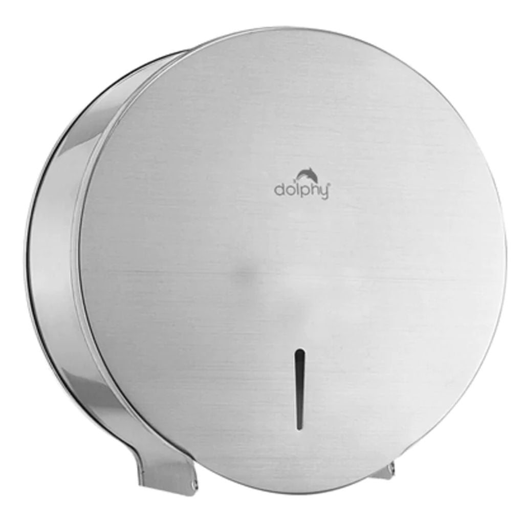 Dolphy Stainless Steel Jumbo Roll Toilet Paper Dispenser DTPR0013