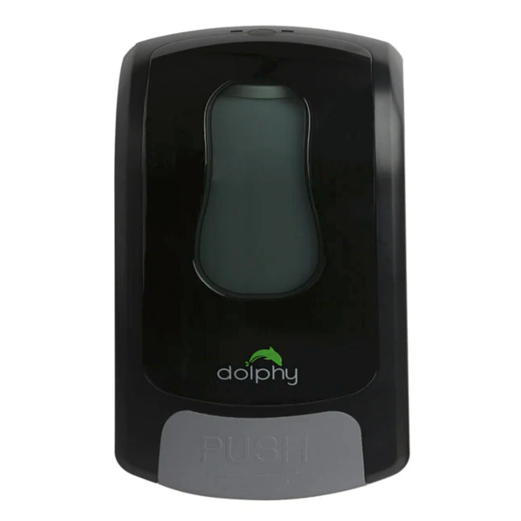 Dolphy Black ABS Foam Soap Dispenser 1000ml DSDR0050