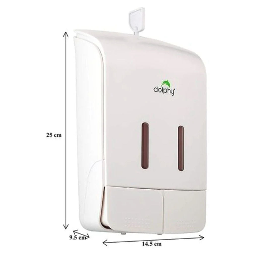 Dolphy 2 in 1 Manual Soap Dispenser DSDR0068
