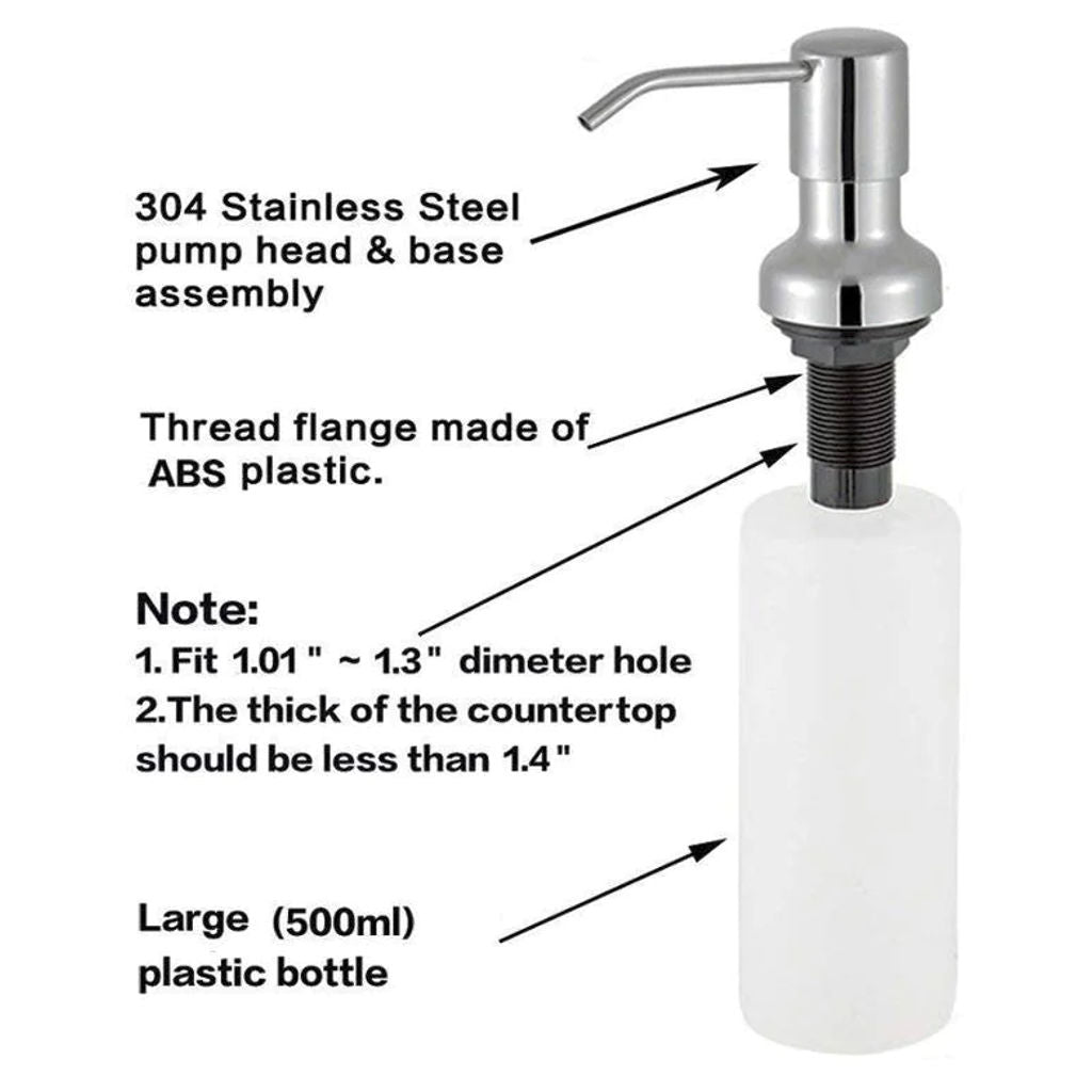 Dolphy Counter Top Soap Dispenser DSDR0097