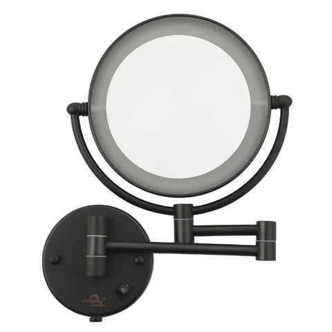 Dolphy Dual Side 5x LED Magnifying Mirror 8Inch DMMR0032
