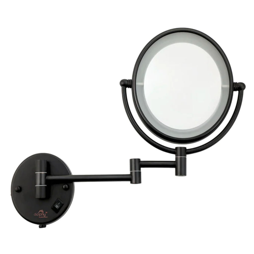 Dolphy Dual Side 5x LED Magnifying Mirror 8Inch DMMR0032