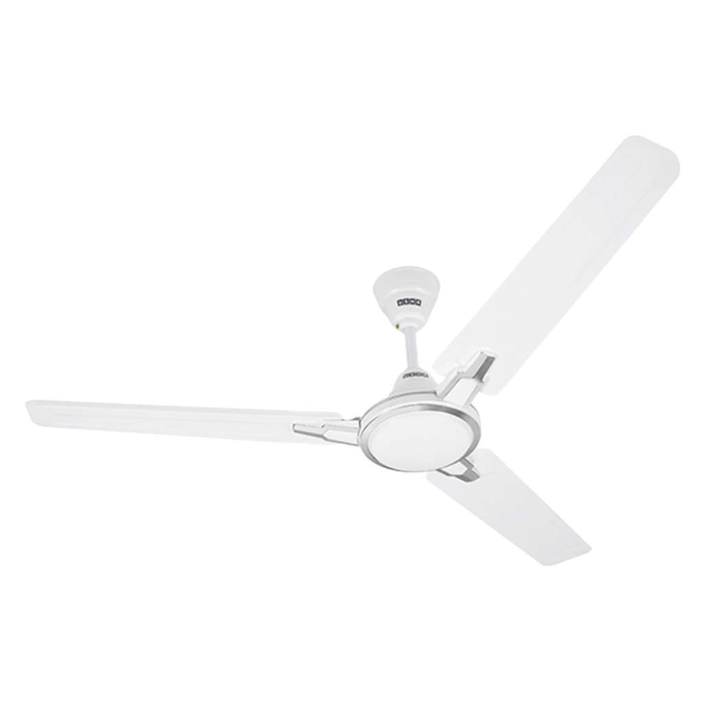 Usha Racer Chrome  Ceiling Fan White 1200mm
