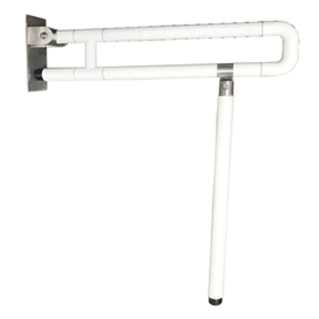 Dolphy 304 SS Tube Coated With Nylon Foldable WC Handicap Grab Bar DHGB0005