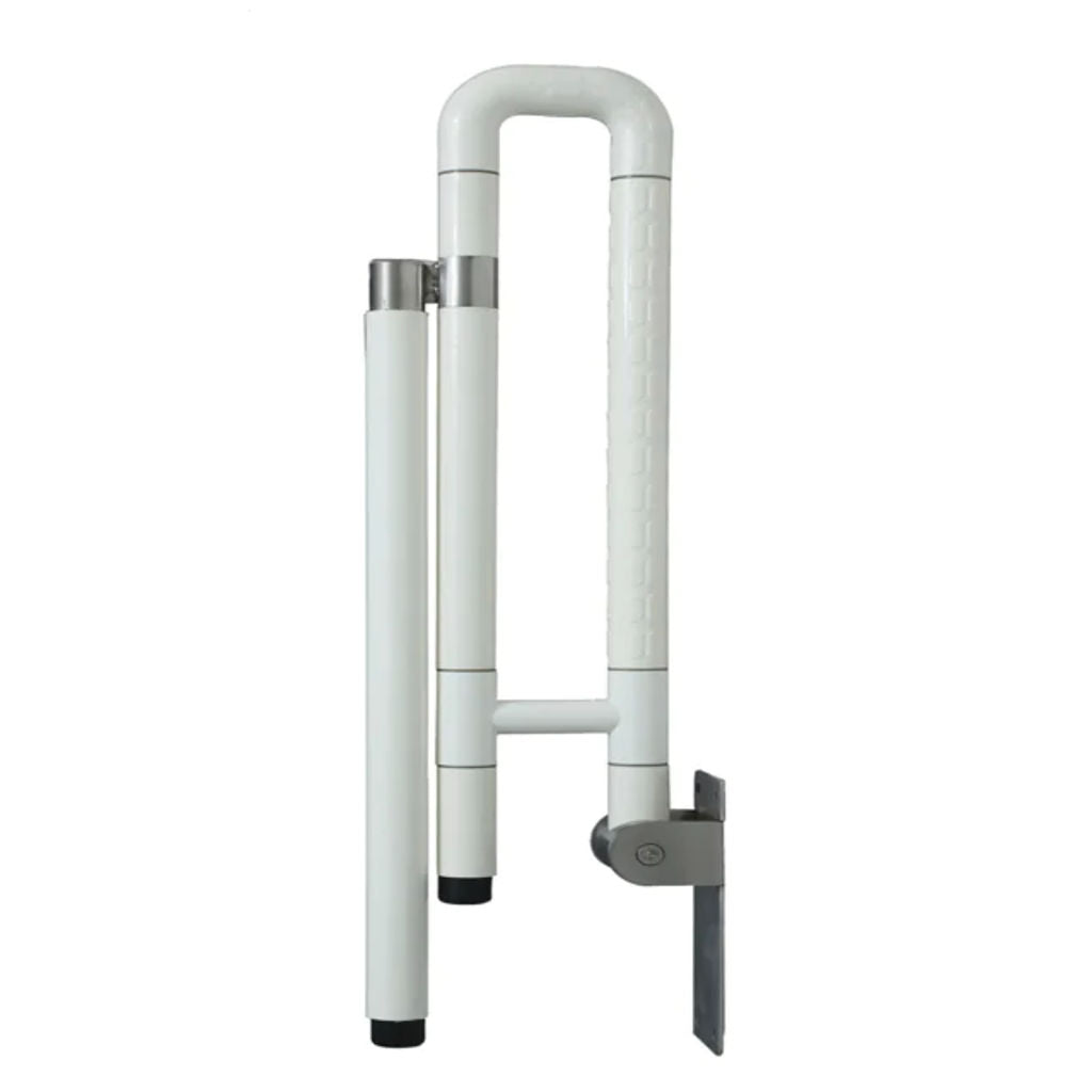 Dolphy 304 SS Tube Coated With Nylon Foldable WC Handicap Grab Bar DHGB0005