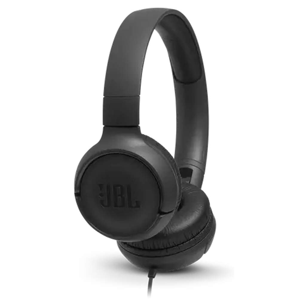 JBL T500 Wired On-Ear Headphone Black