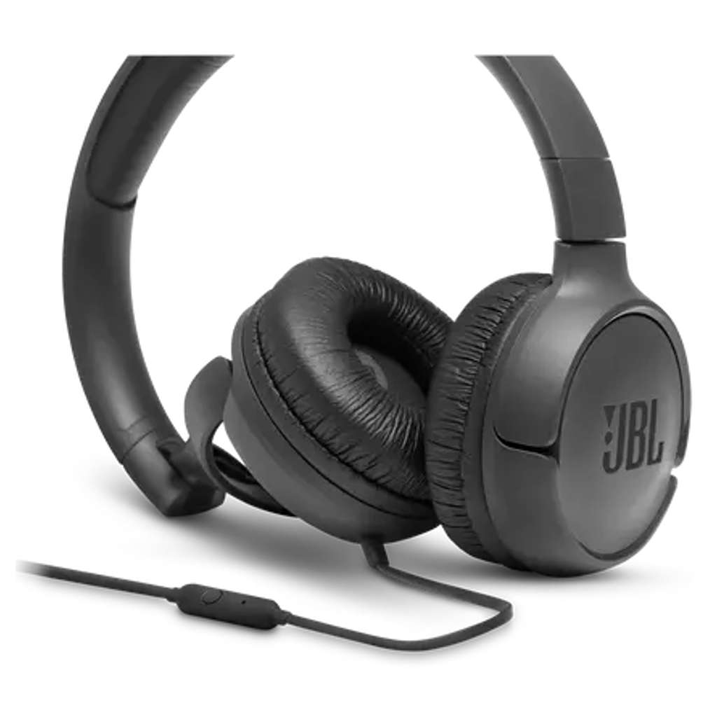 JBL T500 Wired On-Ear Headphone Black