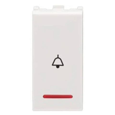 Anchor Europa 1Module Bell Push Switch With Indicator 10A WIPM51119