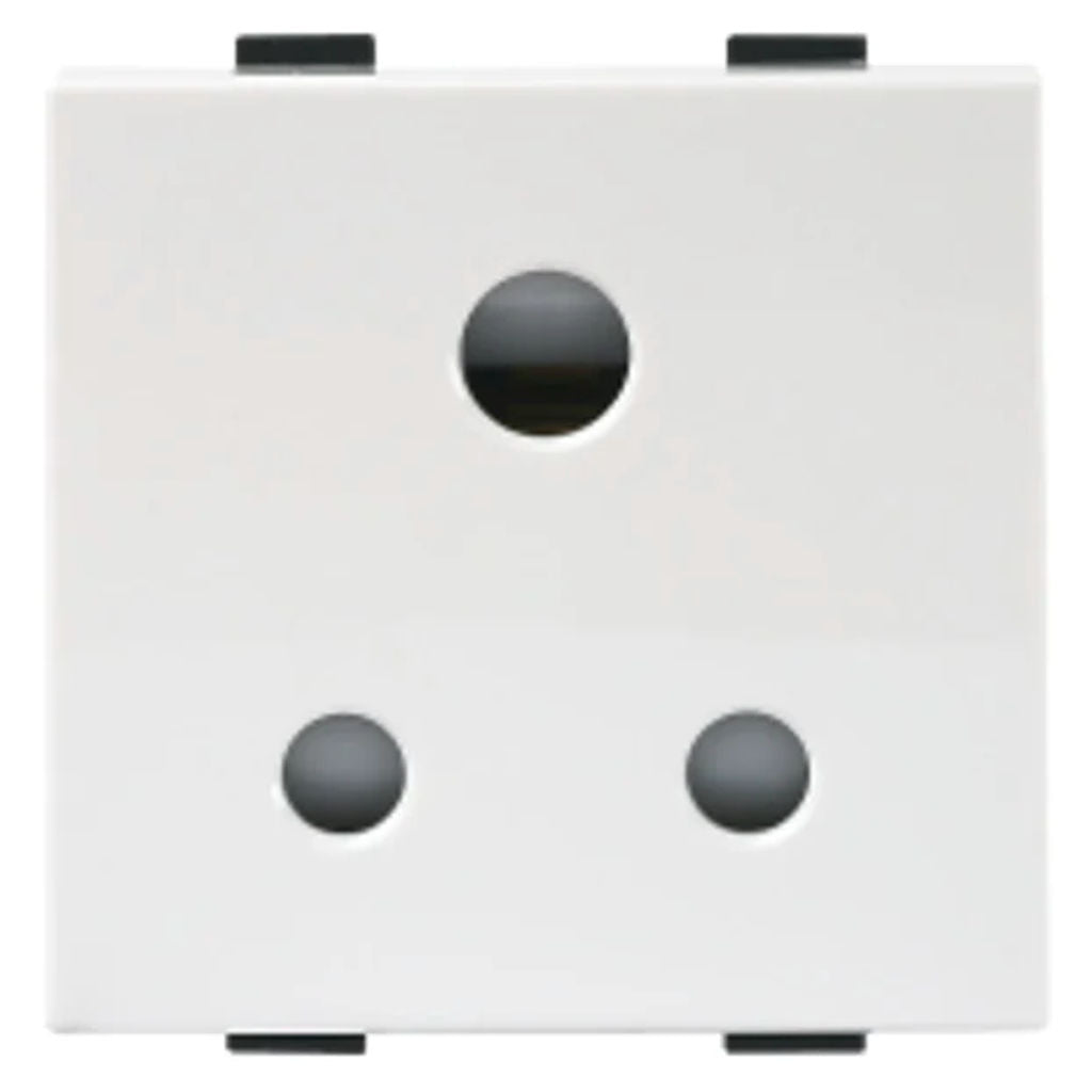 Buy Anchor Roma Plus 2Module 3Pin Round Socket 6A 289330 Online at ...