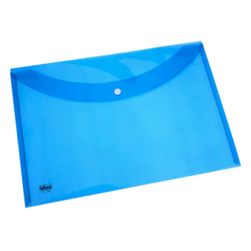 Solo My Clear Bag With Button Closure Cora Blue F/C Size MC 112