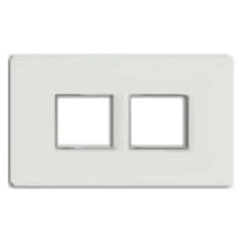 Fybros F-Wood Modular Plates With Mounting Frame 4M Glacier White F7004