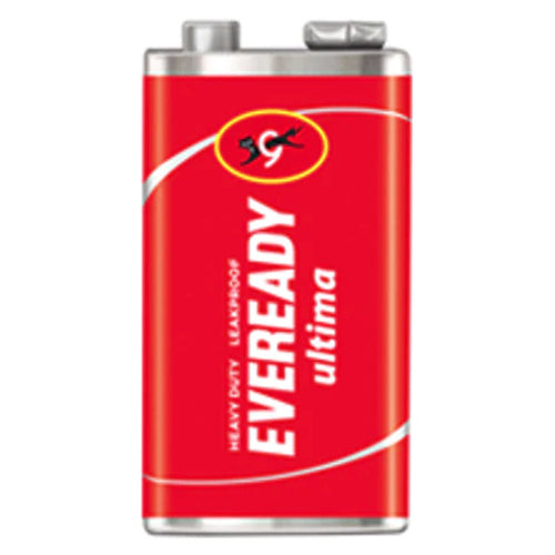 Eveready 9V Battery Red 1216