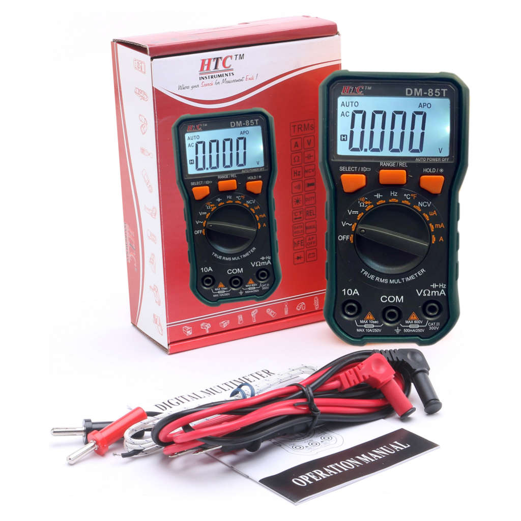 HTC Digital Multimeter 6000 Count DM-85T