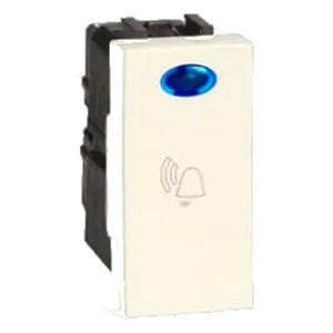 ABB IIS106BL BL Bell Switch With Indicator 6A White 1SYK100001A1004