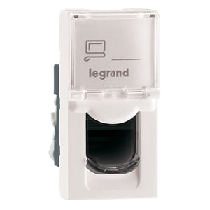 Legrand Lyncus Telephones Socket RJ11 1 M White 6772 62