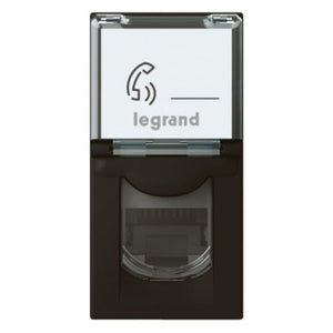 Legrand Lyncus Telephone Socket RJ11 1M Chic Grey 6774 62