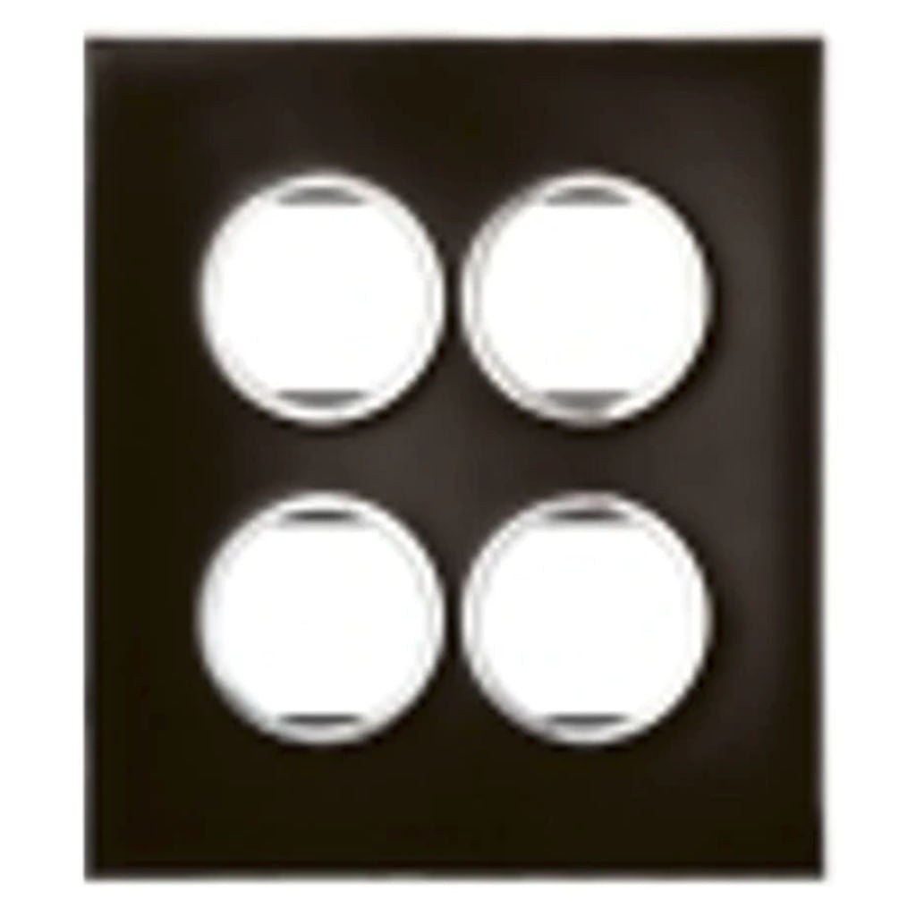 Legrand Arteor Cover Plates With Overmoulded Frame Mirror black