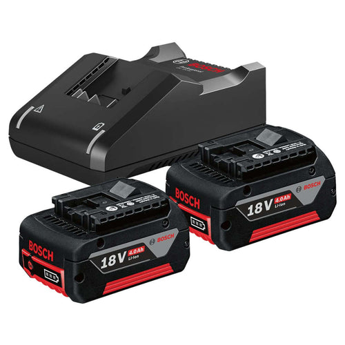 Bosch Professional Starter Set 2 x GBA 18V 4.0Ah + GAL 18V-40