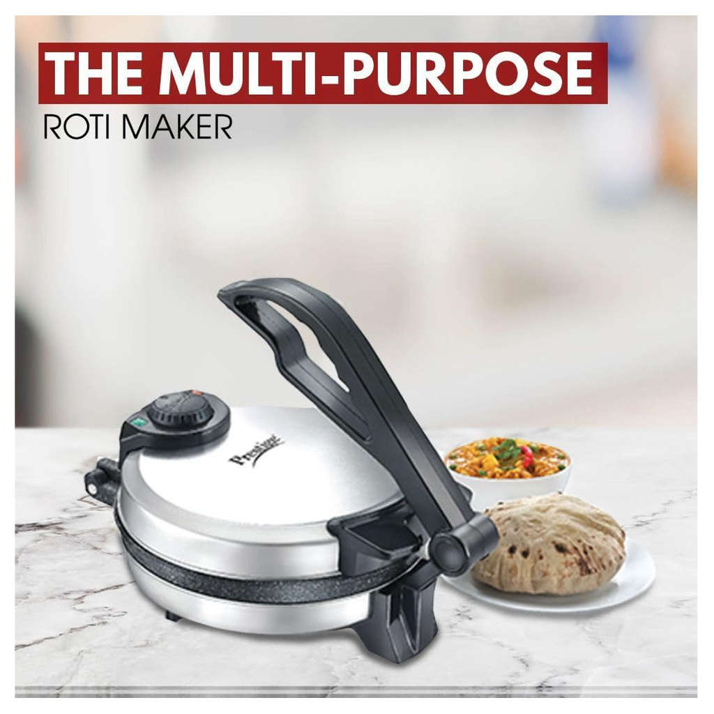Prestige PRM 5.0 Roti Maker Silver & Black